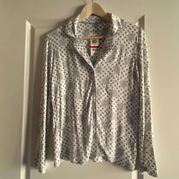 Alfani White patterned 2-piece Pajama set Size XS - Picture 3 of 7